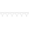 Ekena Millwork Stanley Architectural Grade PVC Running Trim, 8"H x 5/8"P x 48"L RUNP08X0625X48STN - alternate 6